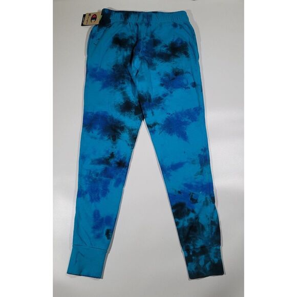 Champion Blue Tie-dyed Pull On Sweatpants, Size Medium - Picture 2 of 13